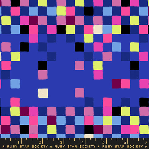 Glow Garden Pixels in Blacklight RS2117 14N - Ruby Star Society Sold by the Half Yard